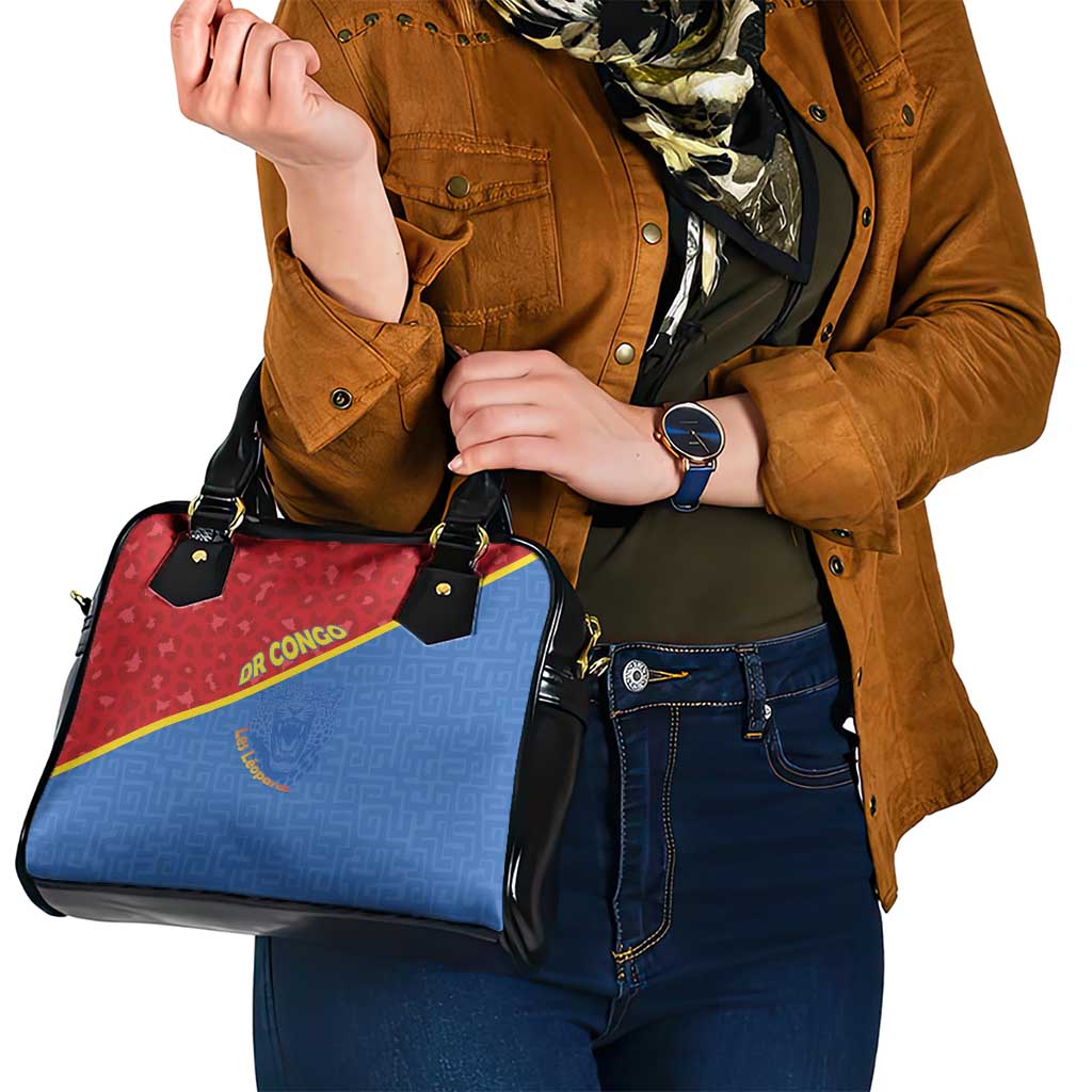 DR Congo Football Shoulder Handbag Allez Les Léopards LT15