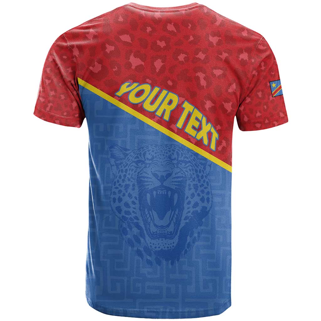 Custom DR Congo Football T shirt Go Champions LT15