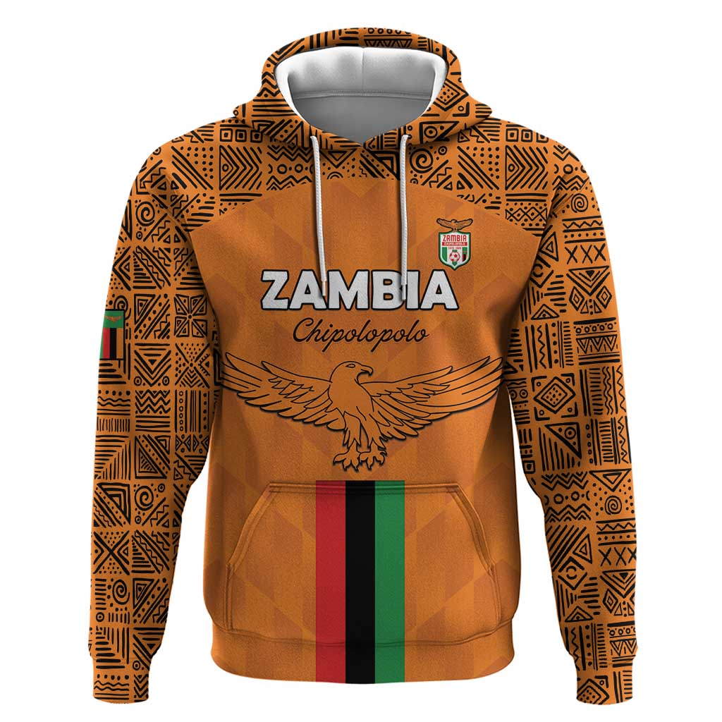 Custom Zambia Football Hoodie Go Chipolopolo Go LT15