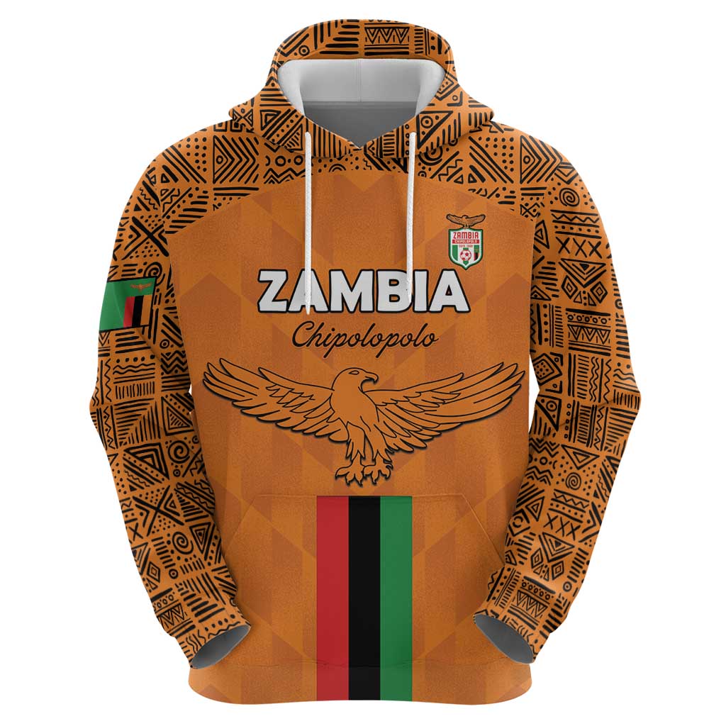 Custom Zambia Football Hoodie Go Chipolopolo Go LT15