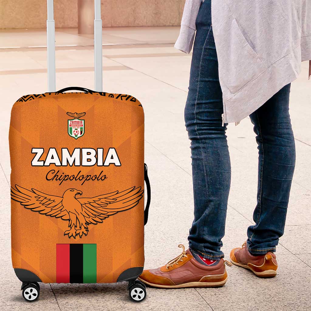 Zambia Football Luggage Cover Go Chipolopolo Go LT15
