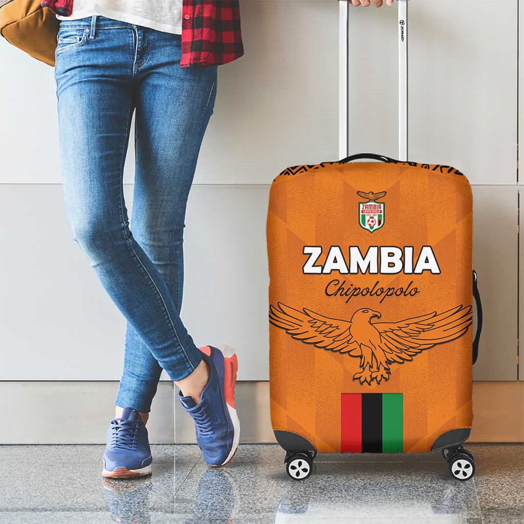 Zambia Football Luggage Cover Go Chipolopolo Go LT15
