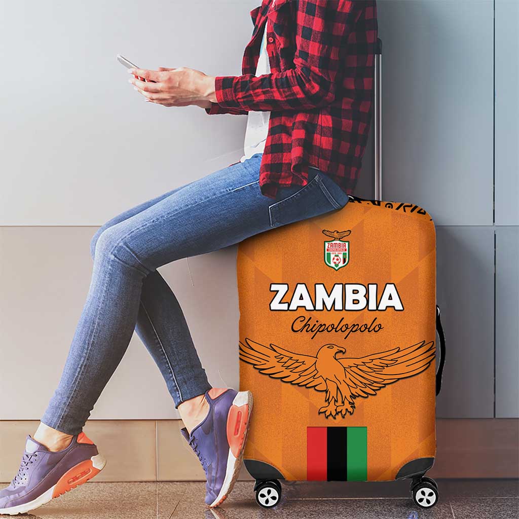 Zambia Football Luggage Cover Go Chipolopolo Go LT15