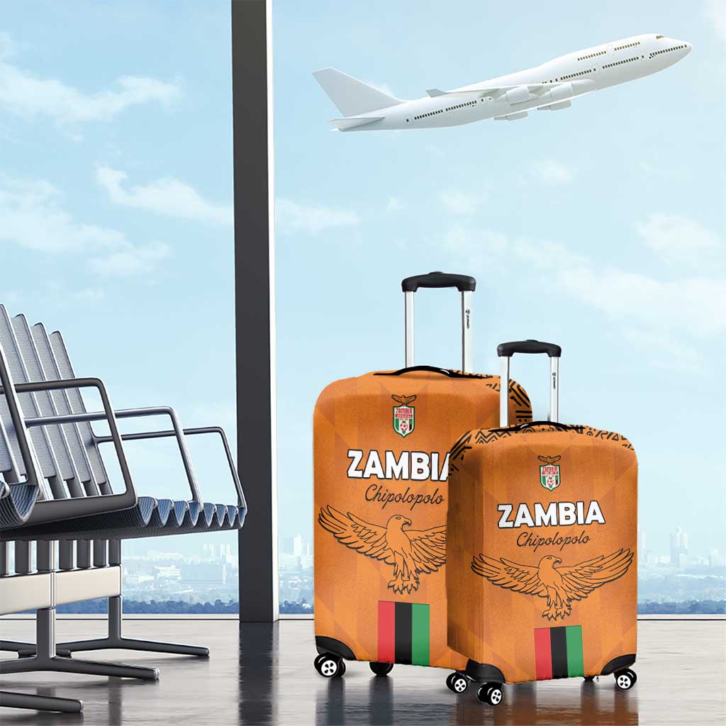 Zambia Football Luggage Cover Go Chipolopolo Go LT15