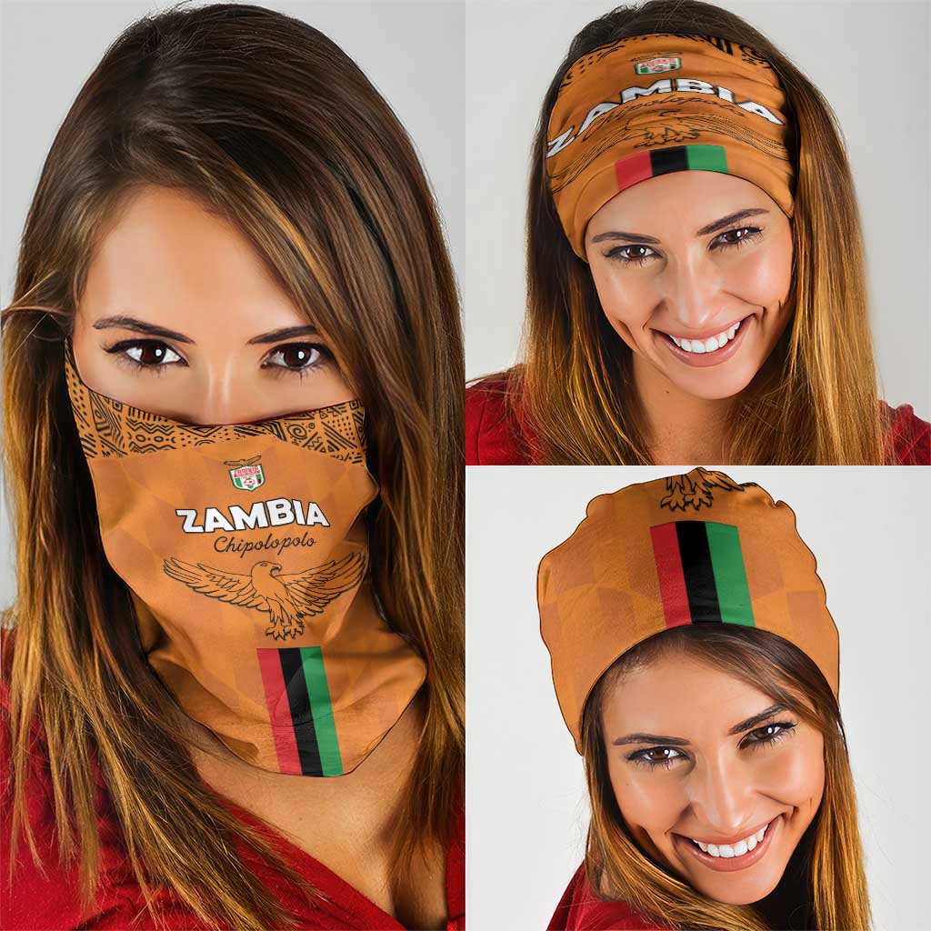 Zambia Football Neck Gaiter Go Chipolopolo Go LT15