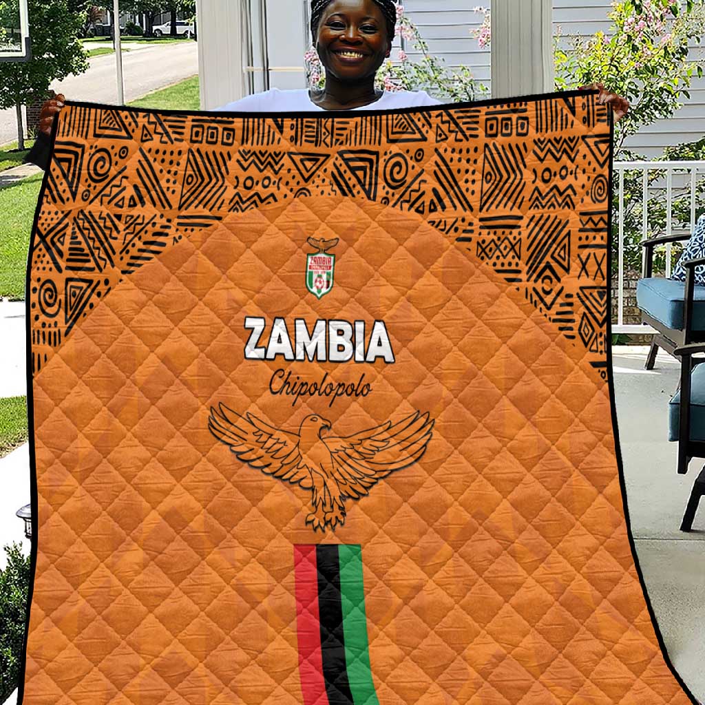 Zambia Football Quilt Come On Chipolopolo LT15