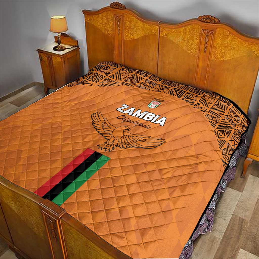 Zambia Football Quilt Come On Chipolopolo LT15