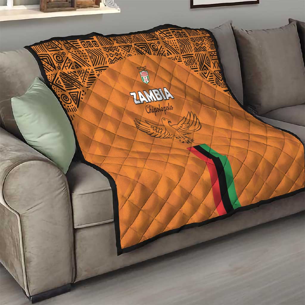 Zambia Football Quilt Come On Chipolopolo LT15