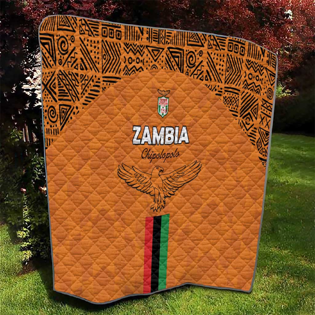 Zambia Football Quilt Come On Chipolopolo LT15
