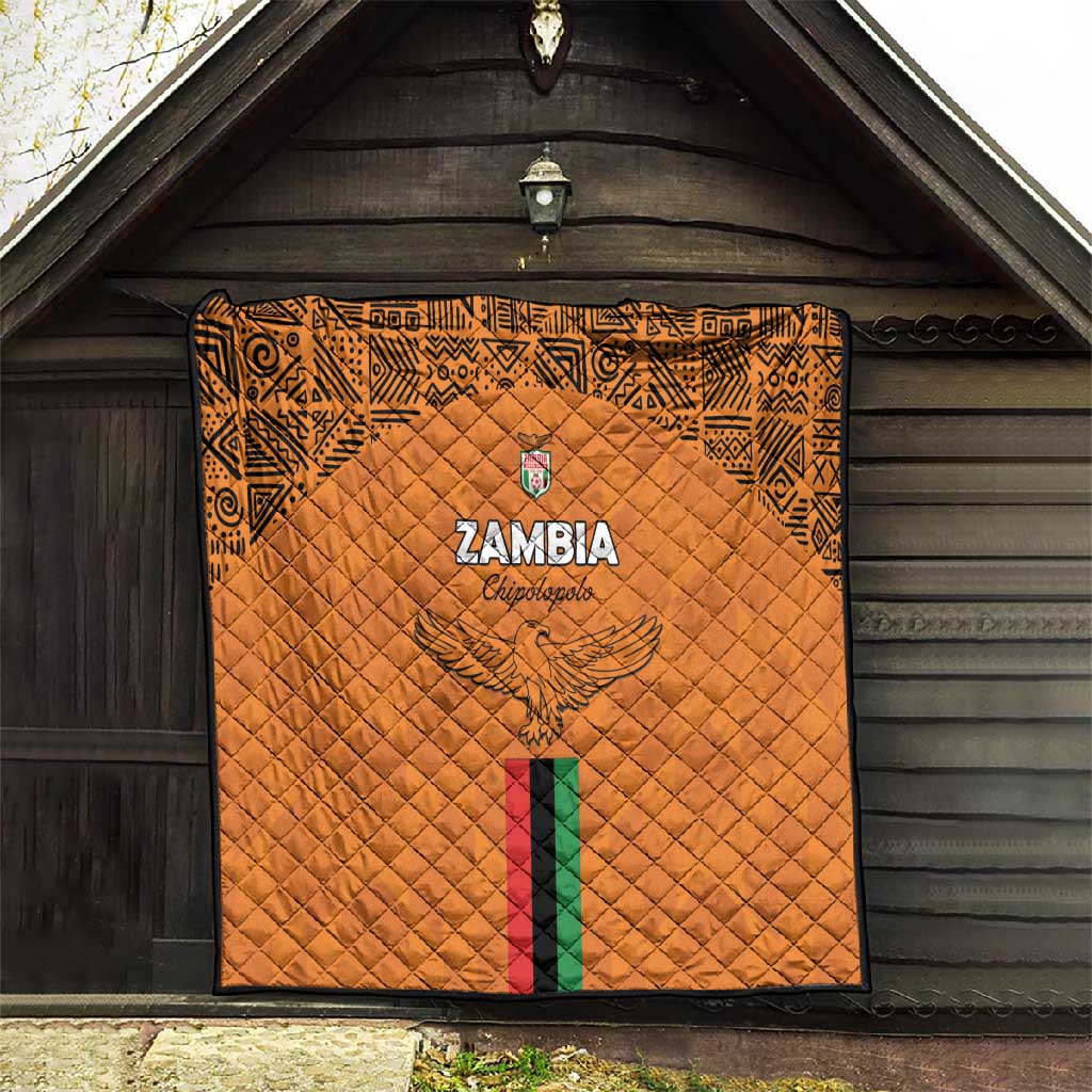 Zambia Football Quilt Come On Chipolopolo LT15