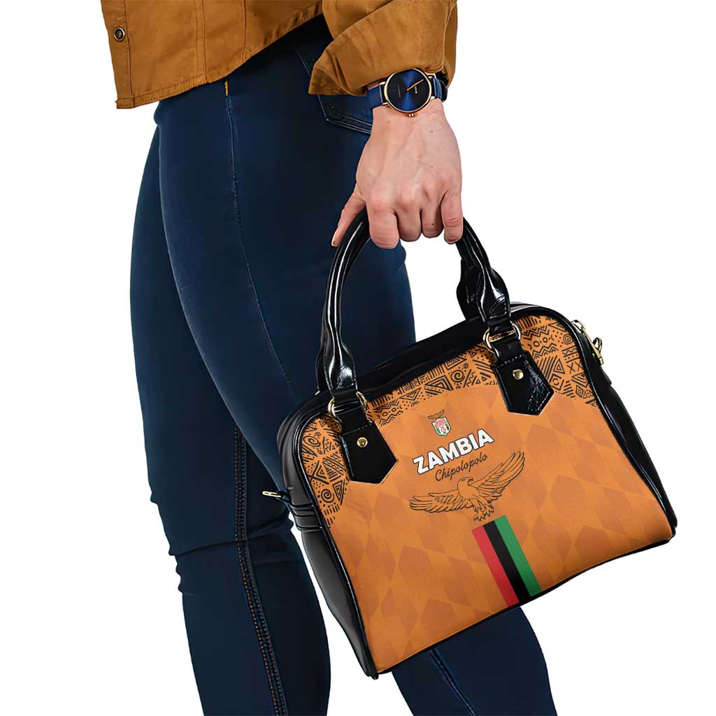 Zambia Football Shoulder Handbag Go Chipolopolo Go LT15