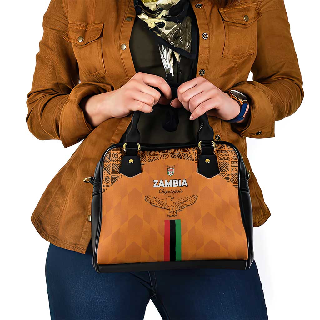 Zambia Football Shoulder Handbag Go Chipolopolo Go LT15