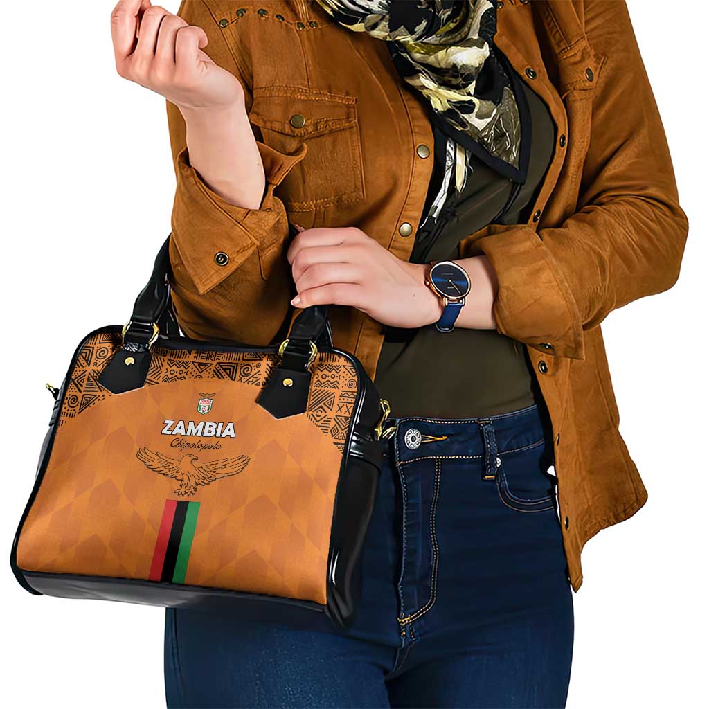 Zambia Football Shoulder Handbag Go Chipolopolo Go LT15