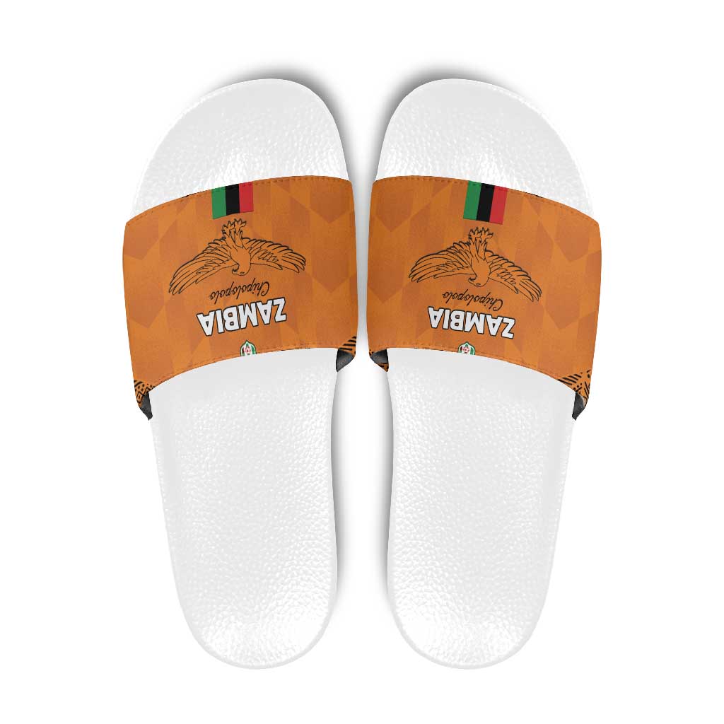 Zambia Football Slide Sandals Go Chipolopolo Go LT15
