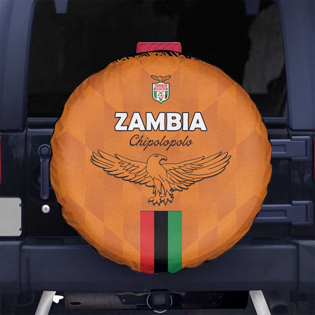 Zambia Football Spare Tire Cover Go Chipolopolo Go LT15