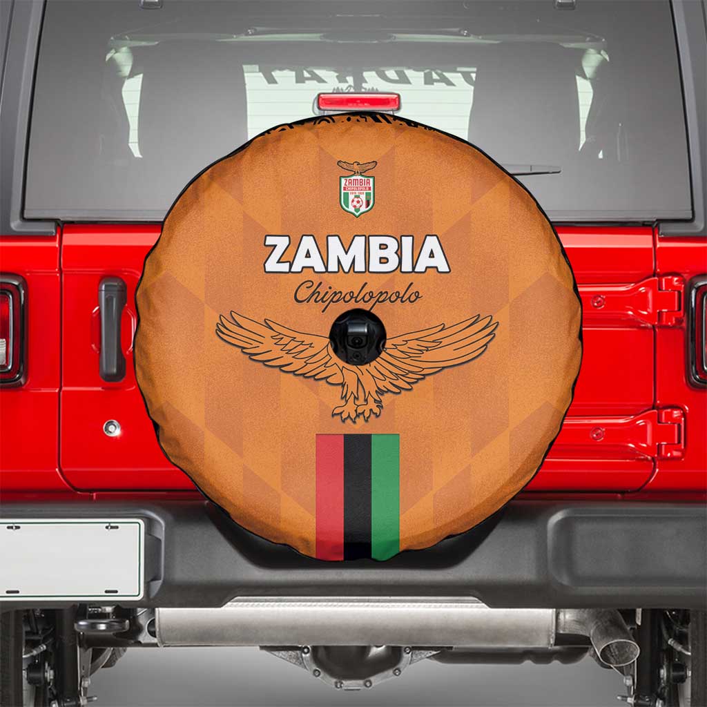 Zambia Football Spare Tire Cover Go Chipolopolo Go LT15
