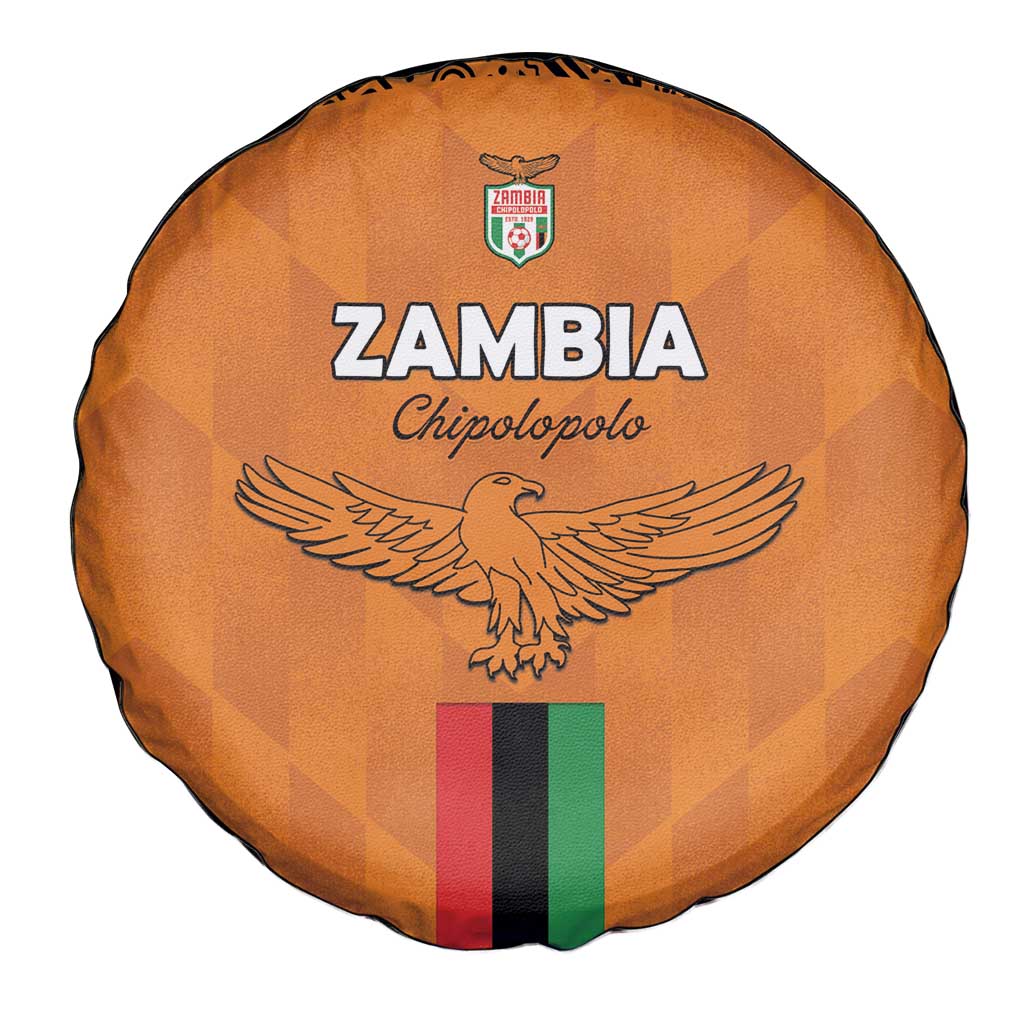 Zambia Football Spare Tire Cover Go Chipolopolo Go LT15