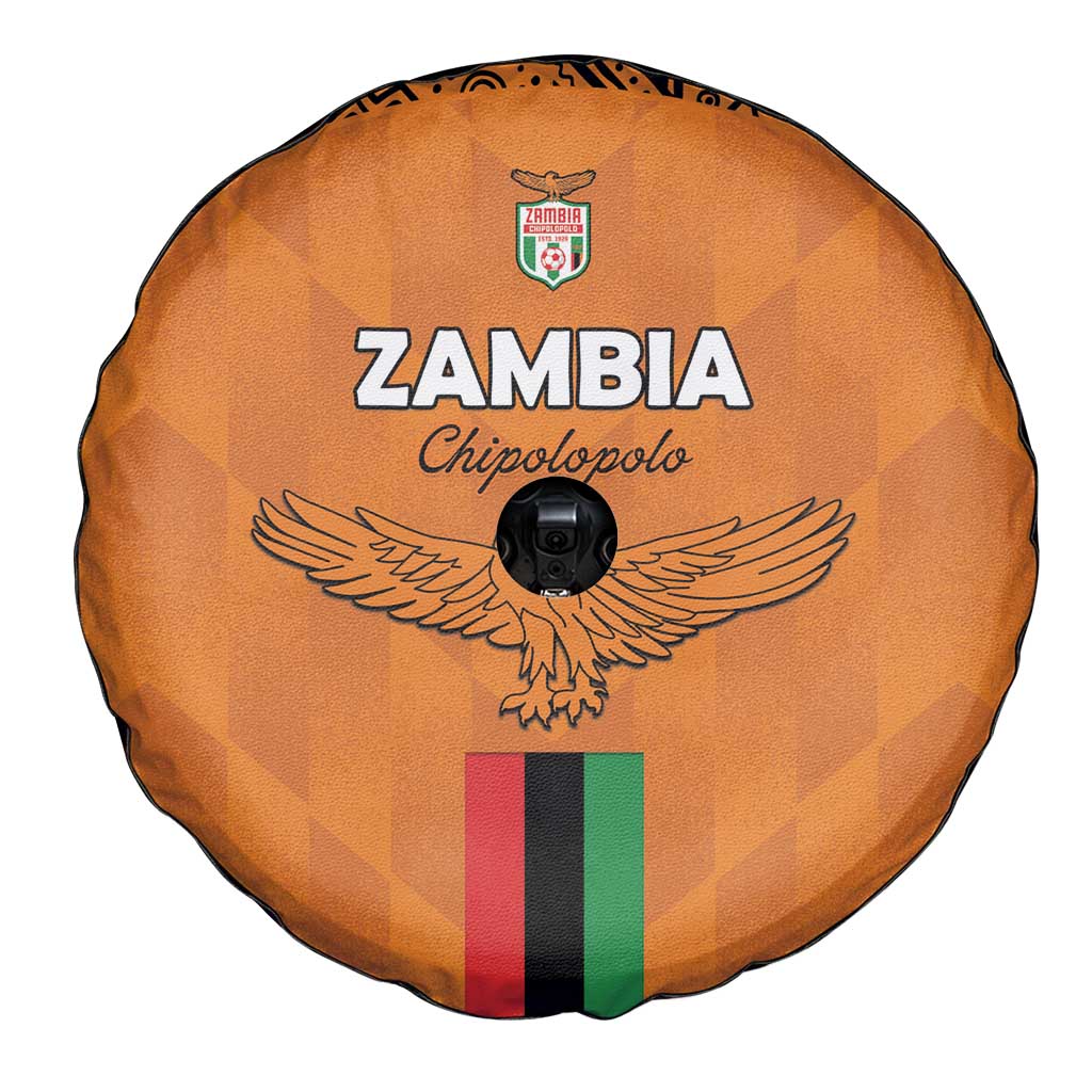 Zambia Football Spare Tire Cover Go Chipolopolo Go LT15