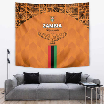 Zambia Football Tapestry Come On Chipolopolo LT15
