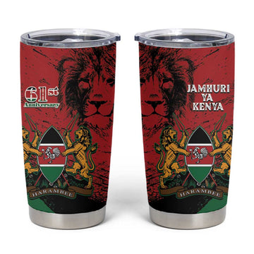 Jamhuri Ya Kenya Tumbler Cup African Lion - Coat Of Arms LT15