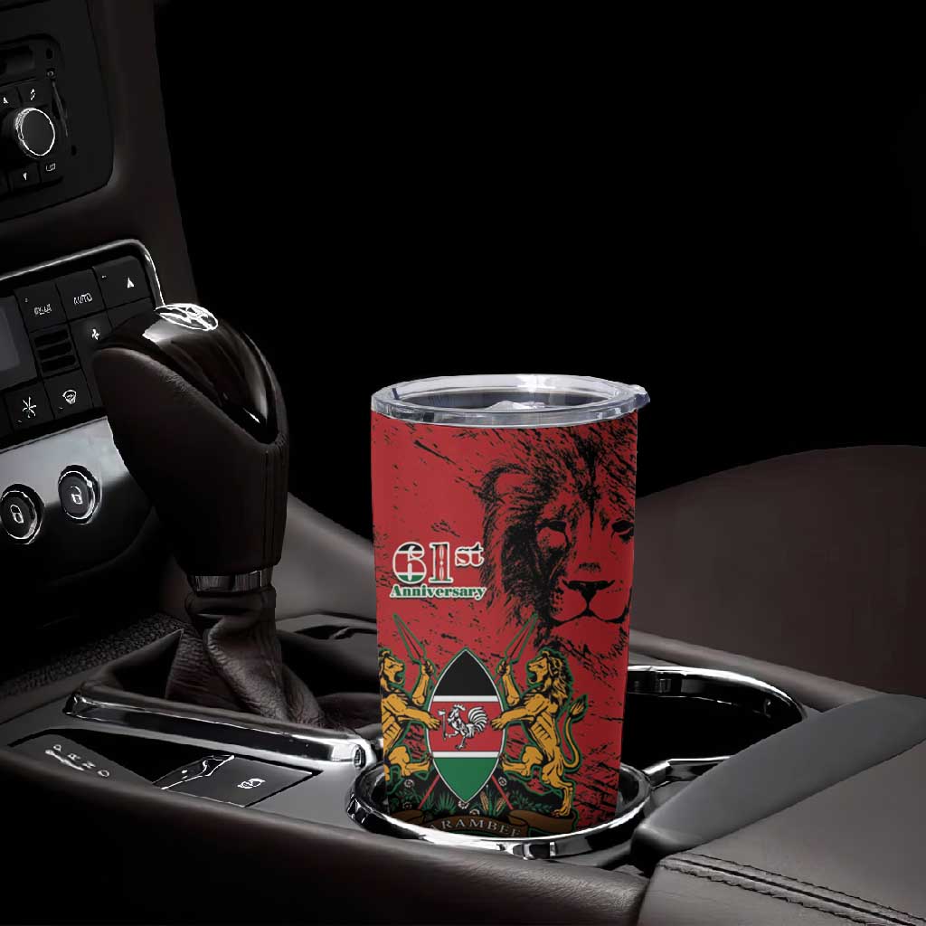 Jamhuri Ya Kenya Tumbler Cup African Lion - Coat Of Arms LT15