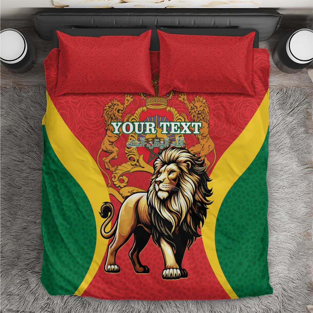 Personalised Morocco Bedding Set Barbary Lion - Proclamation Day LT15