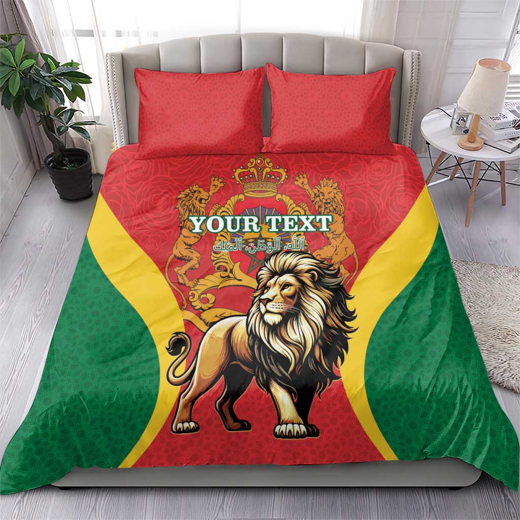 Personalised Morocco Bedding Set Barbary Lion - Proclamation Day LT15