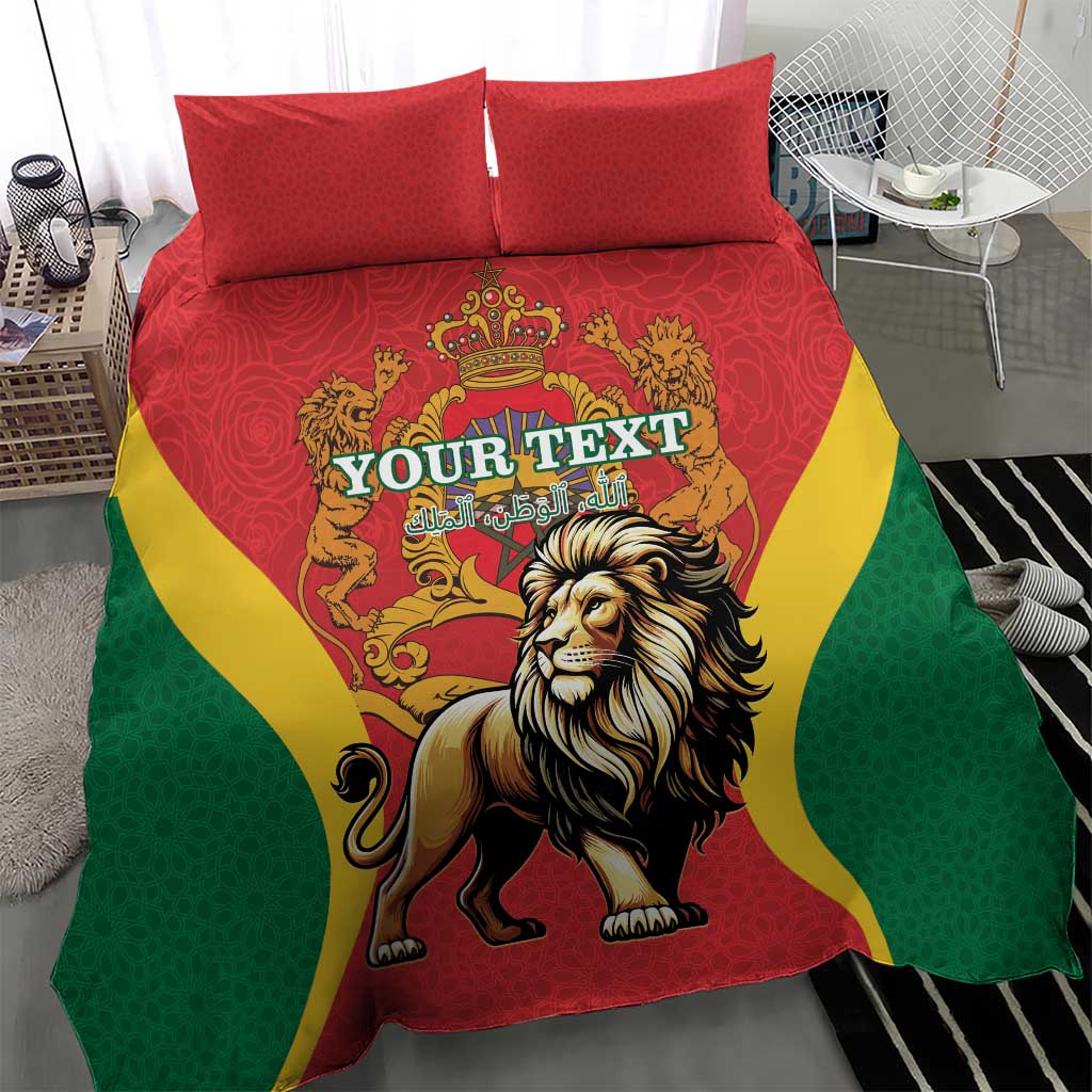 Personalised Morocco Bedding Set Barbary Lion - Proclamation Day LT15