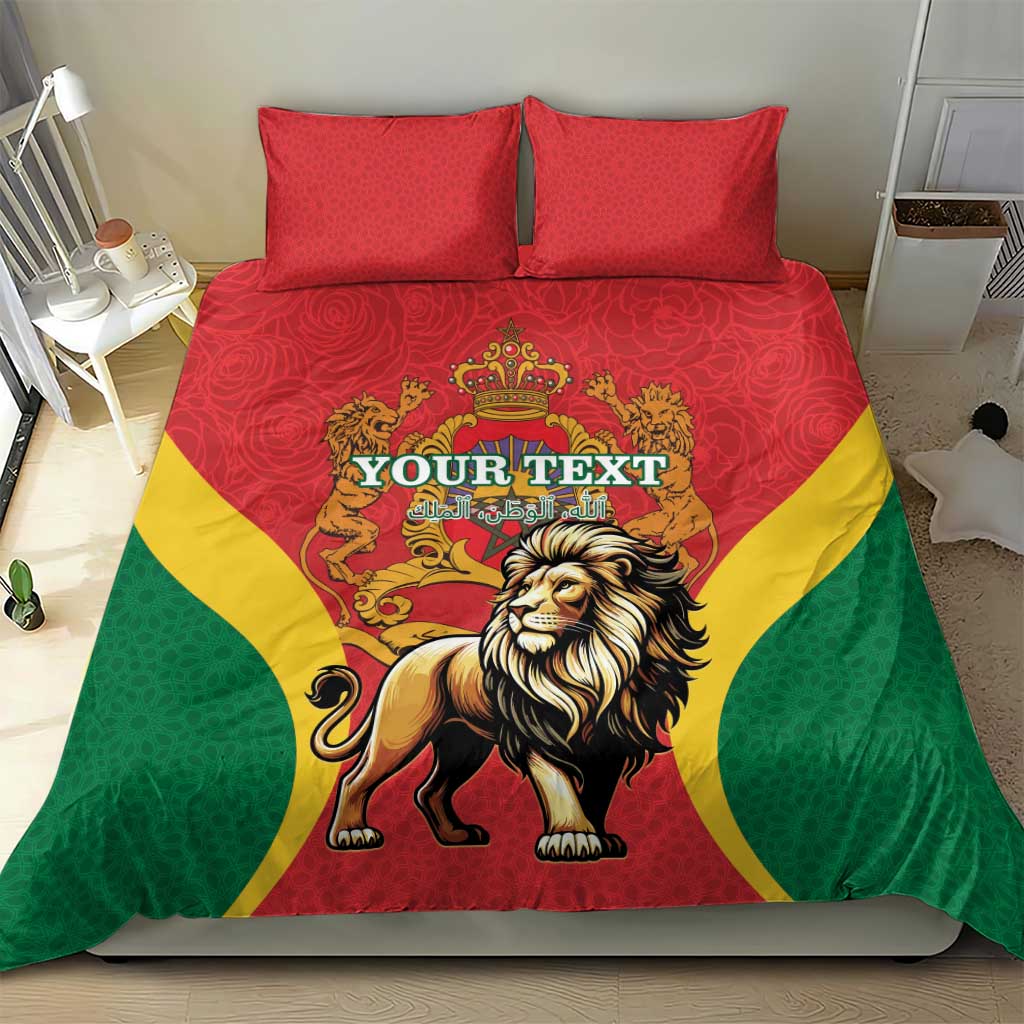 Personalised Morocco Bedding Set Barbary Lion - Proclamation Day LT15