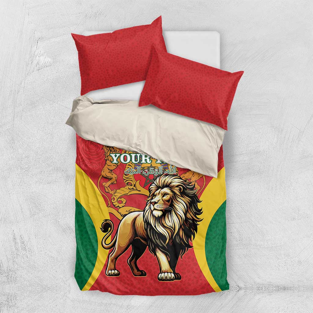 Personalised Morocco Bedding Set Barbary Lion - Proclamation Day LT15