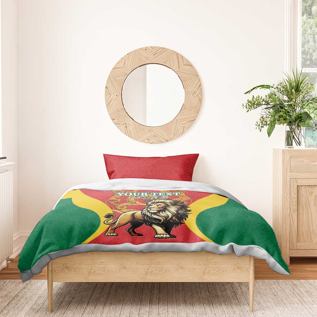 Personalised Morocco Bedding Set Barbary Lion - Proclamation Day LT15