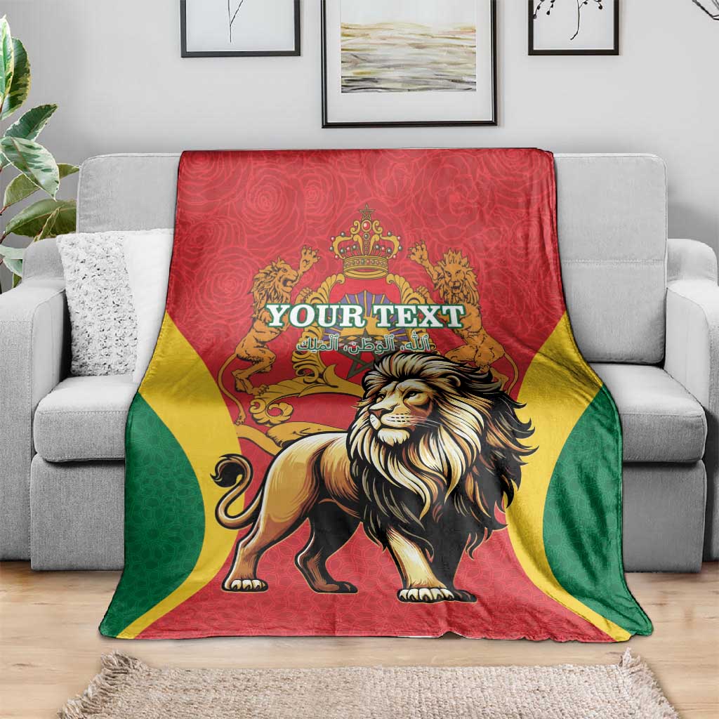 Personalised Morocco Blanket Barbary Lion - Proclamation Day LT15