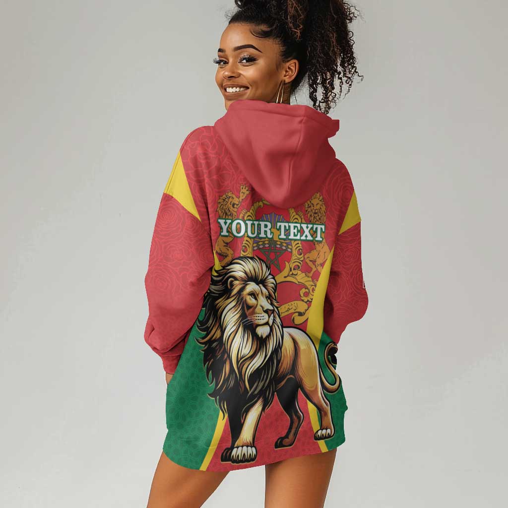 Personalised Morocco Hoodie Dress Barbary Lion - Proclamation Day LT15