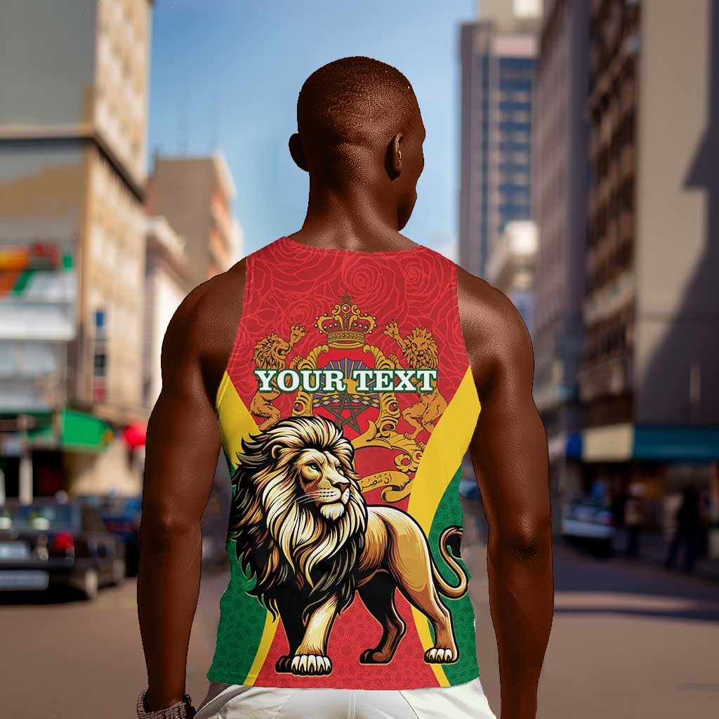 Personalised Morocco Men Tank Top Barbary Lion - Proclamation Day LT15