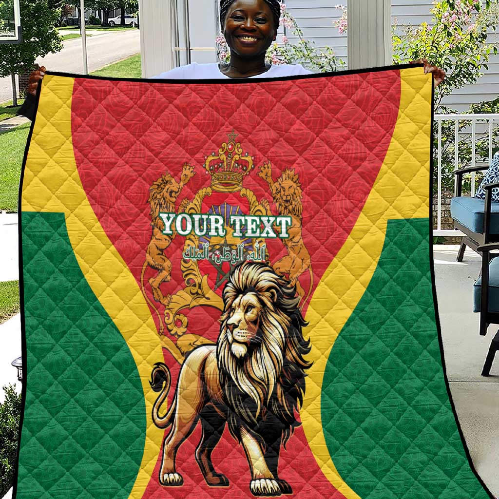 Personalised Morocco Quilt Barbary Lion - Proclamation Day LT15