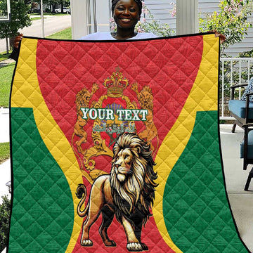 Personalised Morocco Quilt Barbary Lion - Proclamation Day LT15