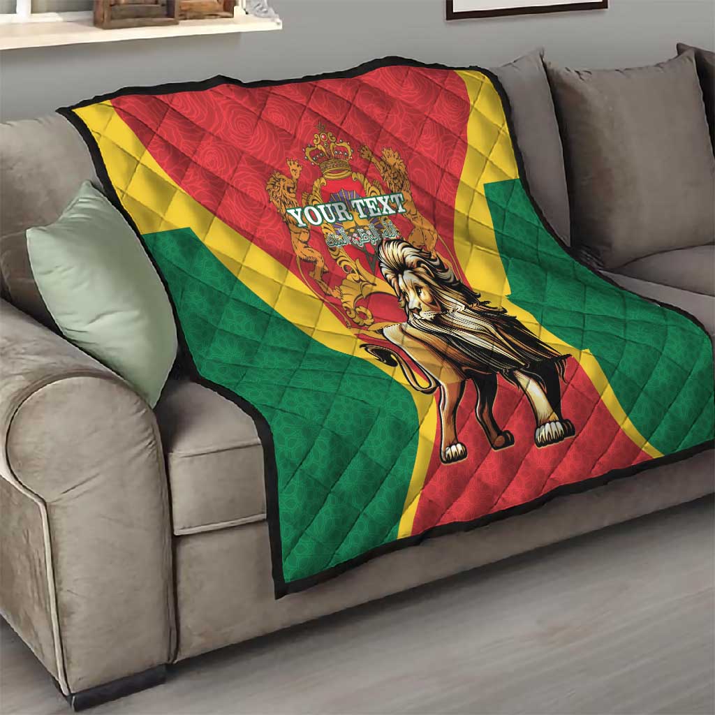 Personalised Morocco Quilt Barbary Lion - Proclamation Day LT15