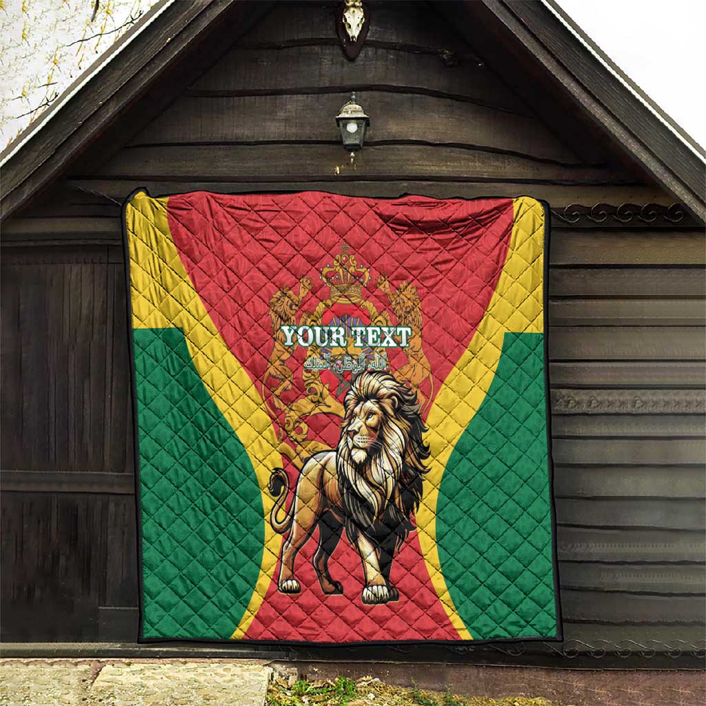 Personalised Morocco Quilt Barbary Lion - Proclamation Day LT15