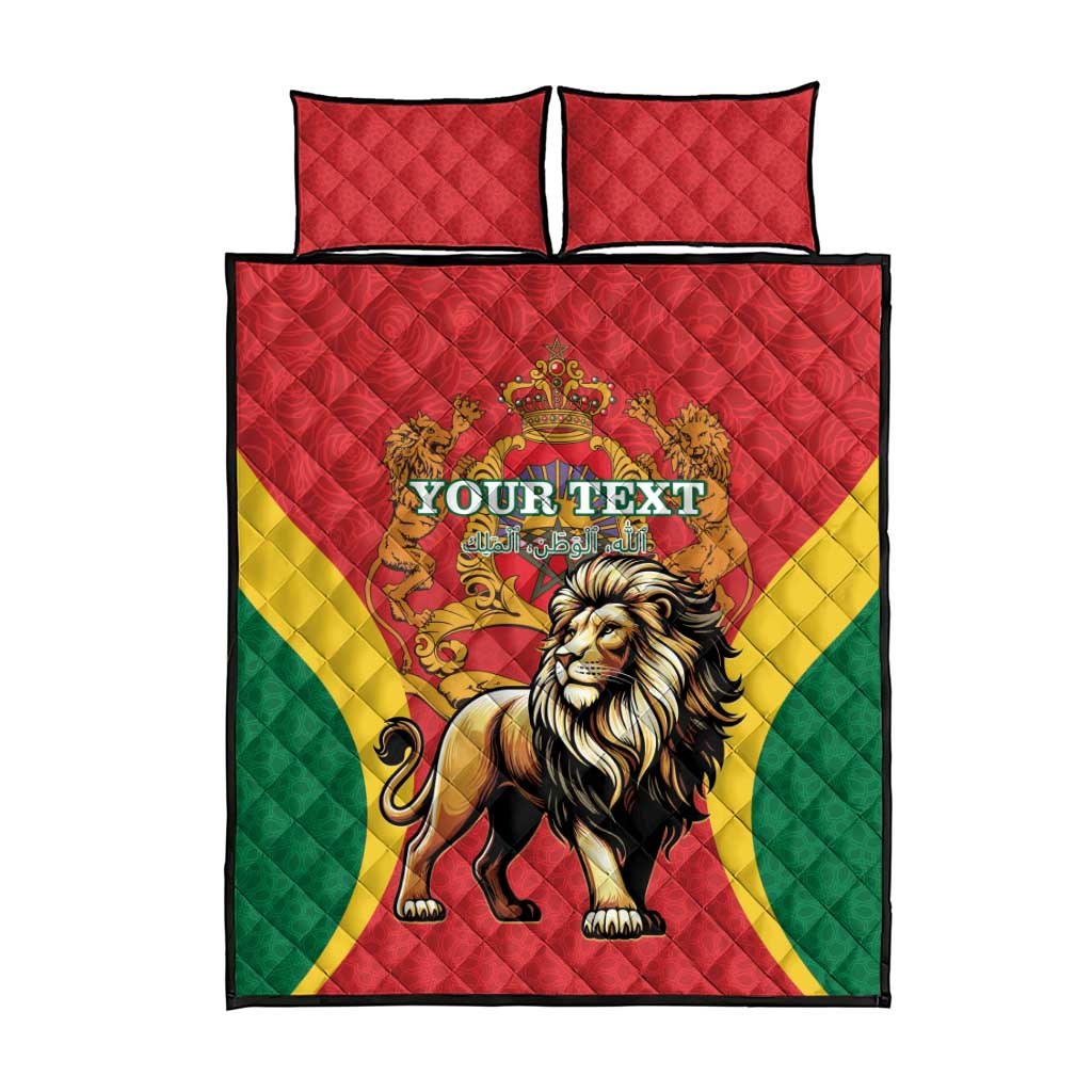 Personalised Morocco Quilt Bed Set Barbary Lion - Proclamation Day LT15