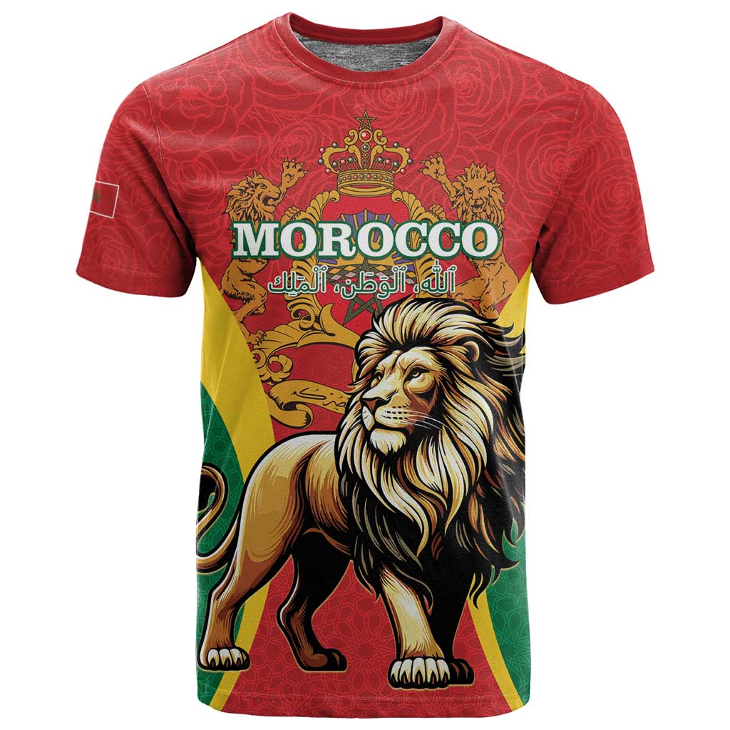 Personalised Morocco T shirt Barbary Lion - Proclamation Day LT15