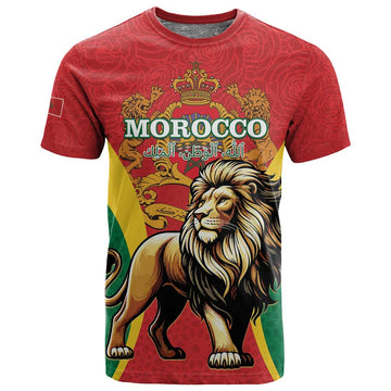 Personalised Morocco T shirt Barbary Lion - Proclamation Day LT15