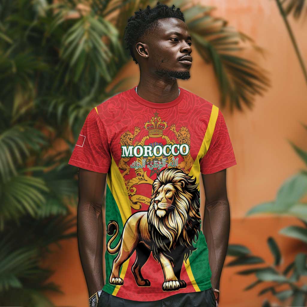 Personalised Morocco T shirt Barbary Lion - Proclamation Day LT15