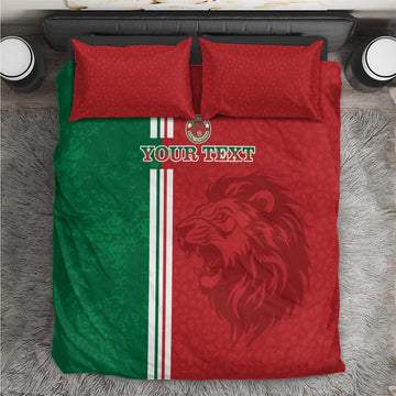 Custom Afro Morocco Football Bedding Set With Islamic Pattern LT15