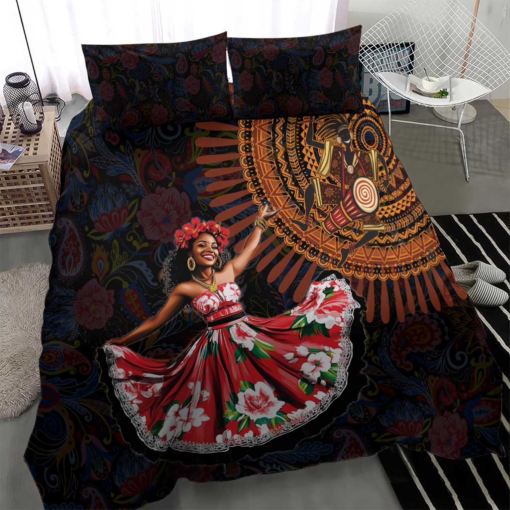 Ladies Sega Dance Bedding Set Paisley Mix African Pattern LT15
