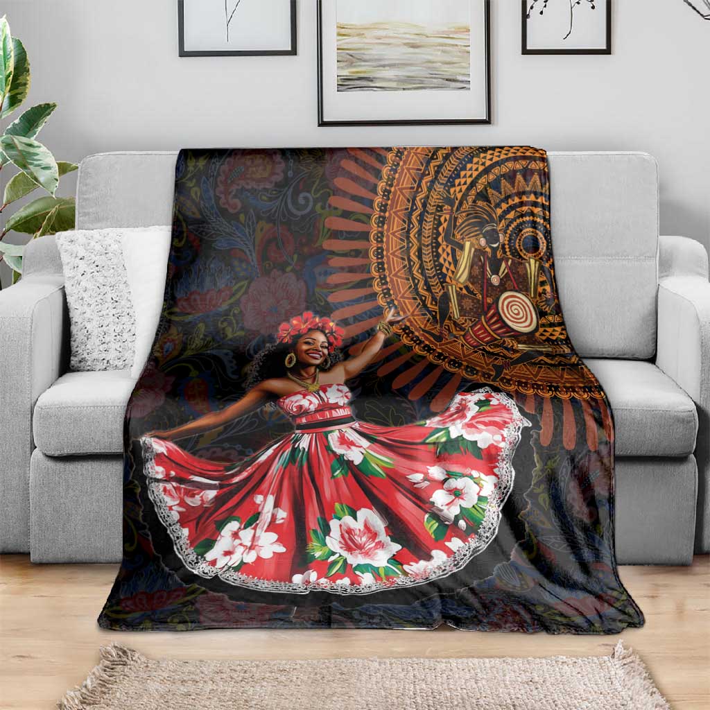 Ladies Sega Dance Blanket Paisley Mix African Pattern LT15