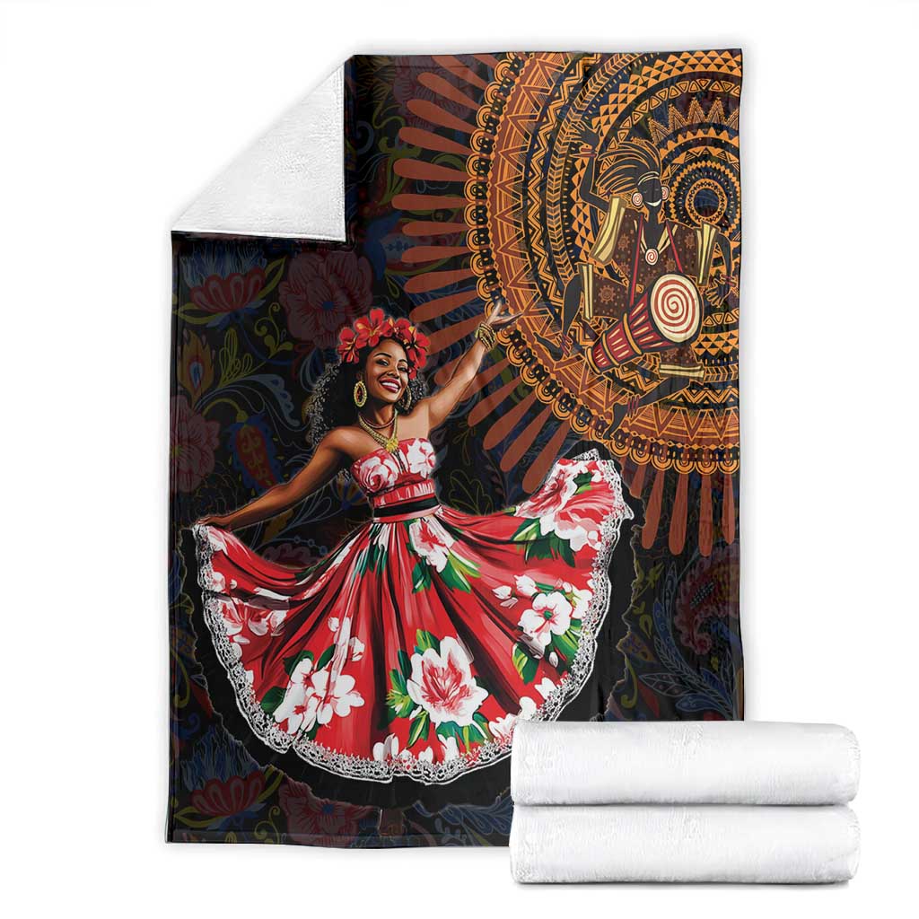 Ladies Sega Dance Blanket Paisley Mix African Pattern LT15