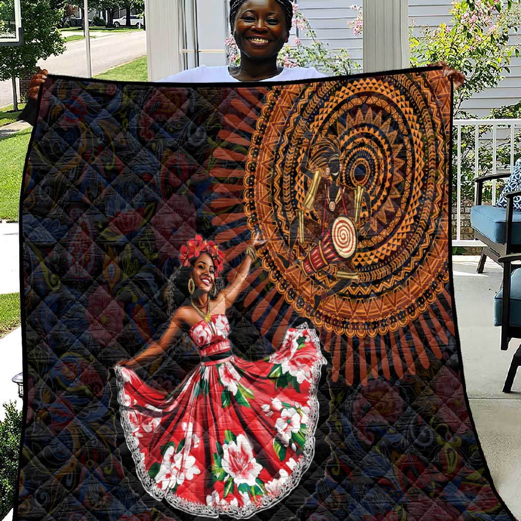 Ladies Sega Dance Quilt Paisley Mix African Pattern LT15