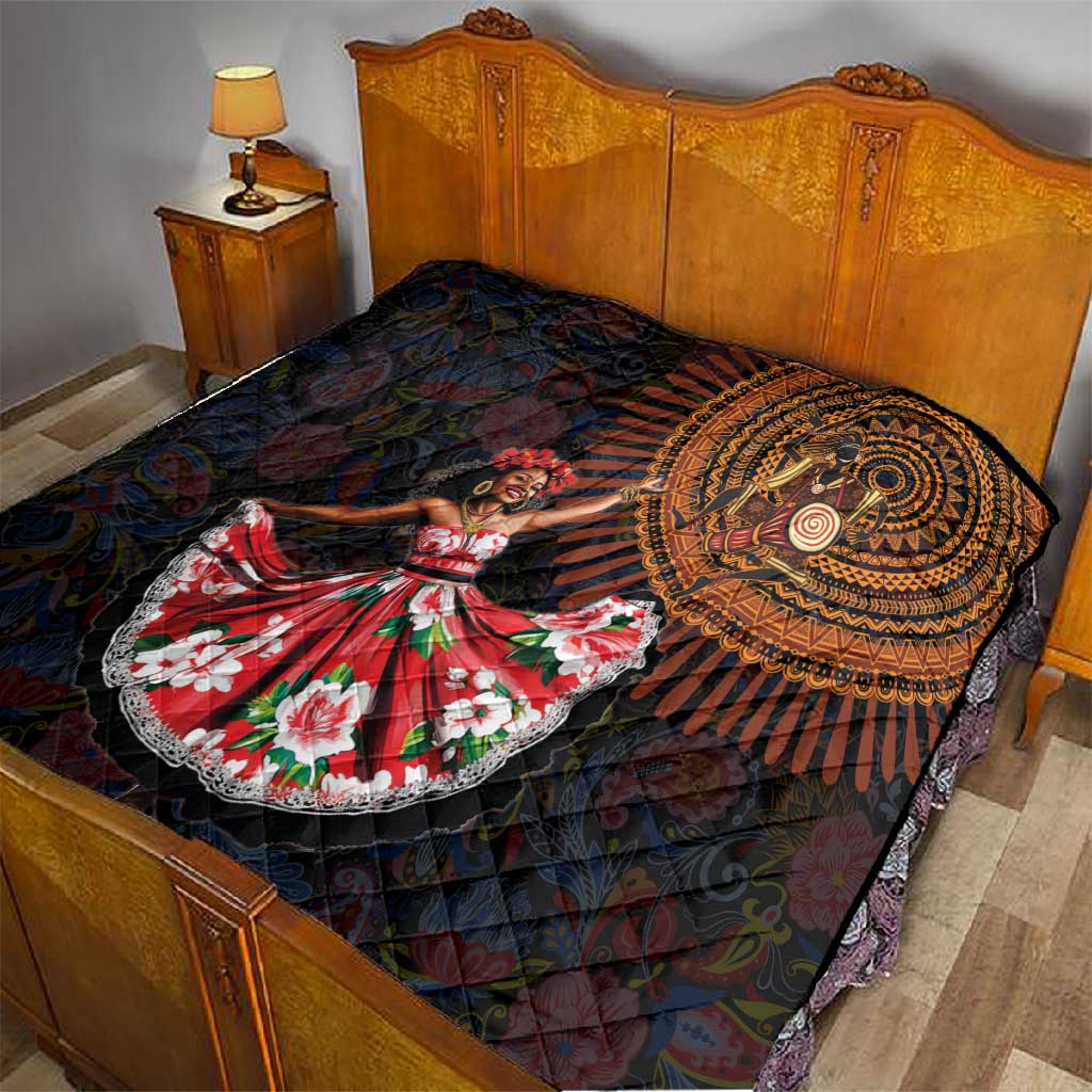 Ladies Sega Dance Quilt Paisley Mix African Pattern LT15