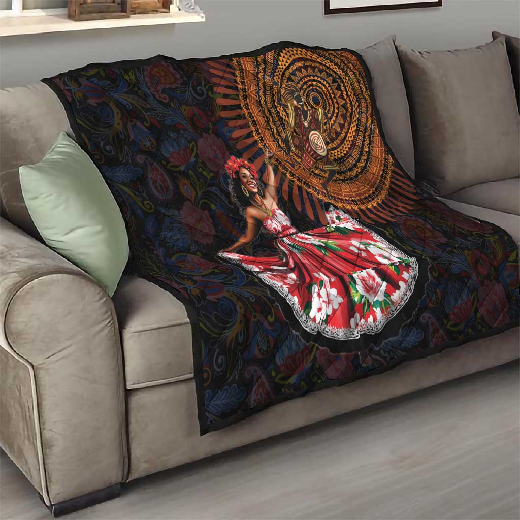 Ladies Sega Dance Quilt Paisley Mix African Pattern LT15