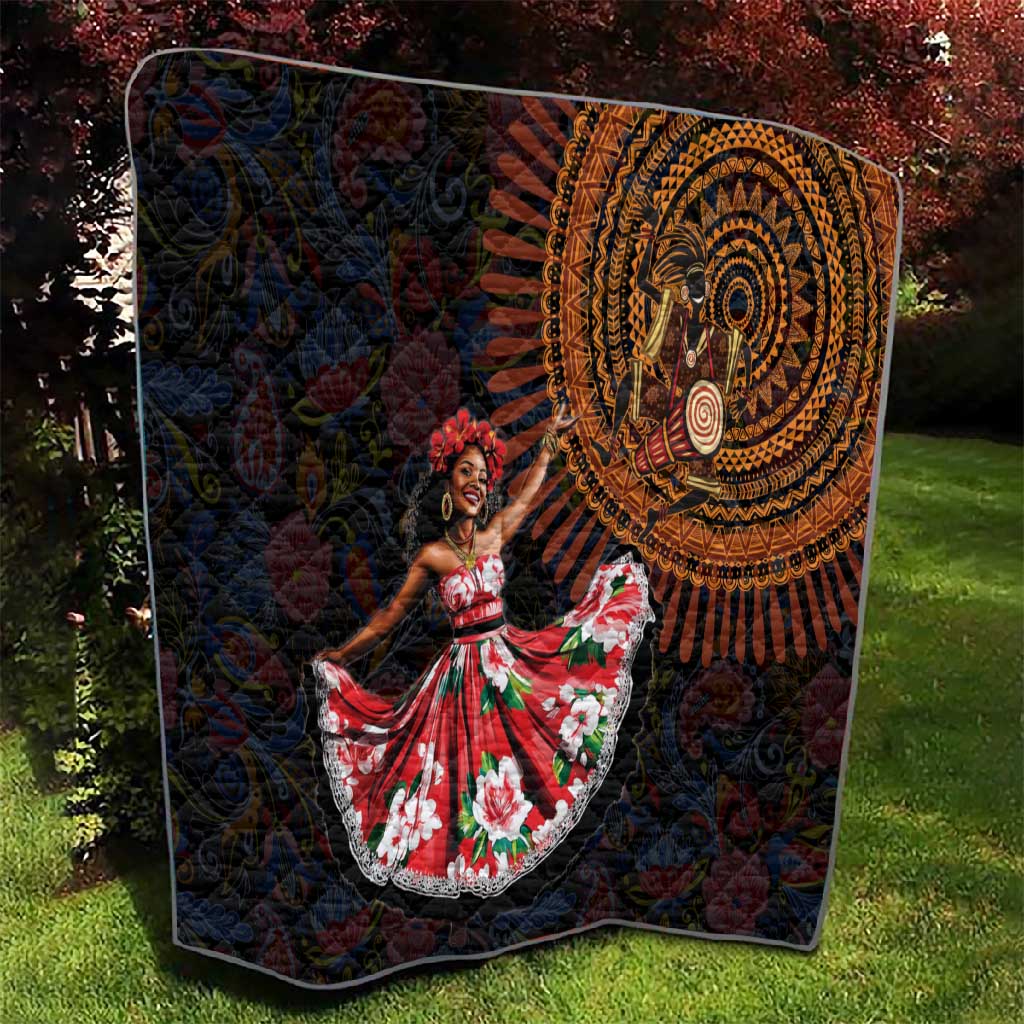 Ladies Sega Dance Quilt Paisley Mix African Pattern LT15